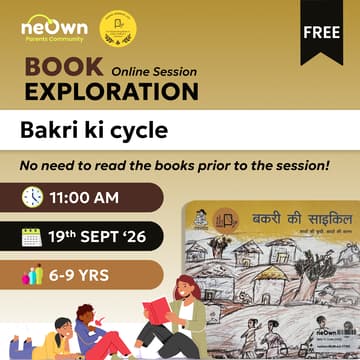 Cover Image for FREE Book Exploration: Bakri ki cycle (6-9 Years)
