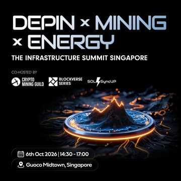 Cover Image for DePIN × Mining × Energy: The Infrastructure Summit Singapore