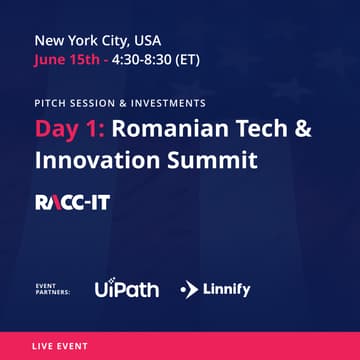 Cover Image for Romanian Tech & Innovation Summit - Day 1: Pitch Session & Investment Opportunities