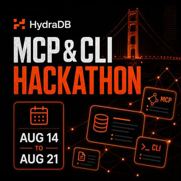 Cover Image for HydraDB x MCP & CLI Hackathon