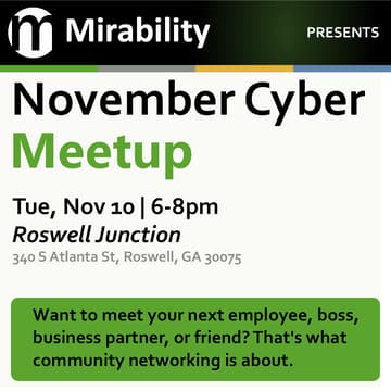 Cover Image for November Cyber Meetup