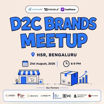Cover Image for D2C Brands Meetup | Bengaluru