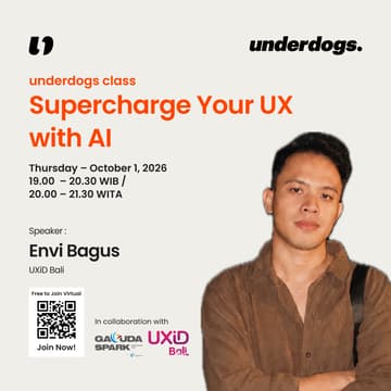 Cover Image for underdogs class: Supercharge Your UX with AI