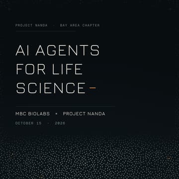 Cover Image for Project NANDA x MBC BioLabs : AI Agents for Life Science