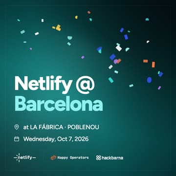 Cover Image for Netlify @ Barcelona