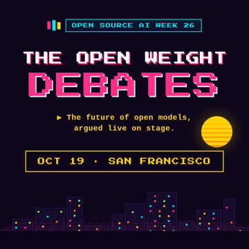 Cover Image for Open Source AI Week 2026 | Open Weight Debate Night