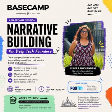 Cover Image for Narrative Building for Deep Tech Founders