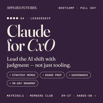 Cover Image for Bootcamp | Claude for CxO