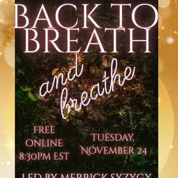 Cover Image for Back to Breath with SYZYGY