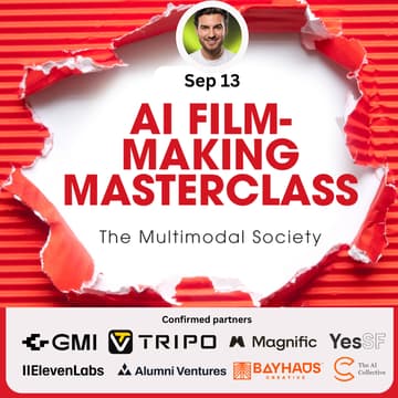 Cover Image for AI Filmmaking Masterclass + Hackathon