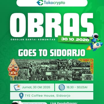 Cover Image for [OBRAS] Tokocrypto Goes To Sidoarjo