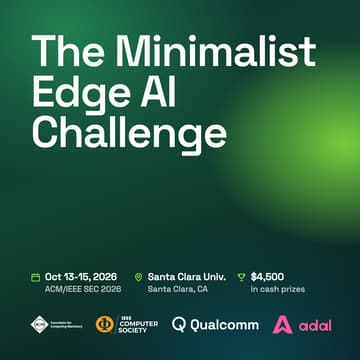 Cover Image for The Minimalist Edge AI Challenge (ACM/IEEE SEC 2026)