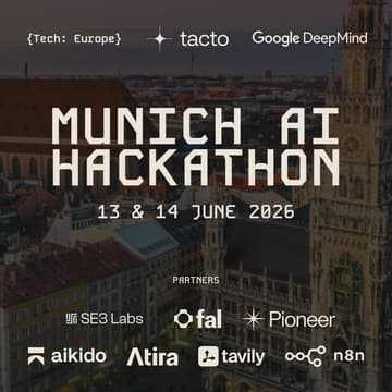 Cover Image for {Tech: Europe} Munich AI Hackathon