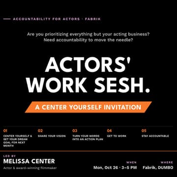 Cover Image for ACTOR'S WORK SESH