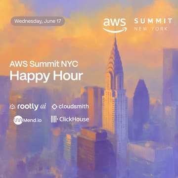Cover Image for AWS Summit NYC w/ Rootly AI, Cloudsmith, Mend.io, Clickhouse and Docker