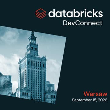 Cover Image for Databricks DevConnect | Warsaw