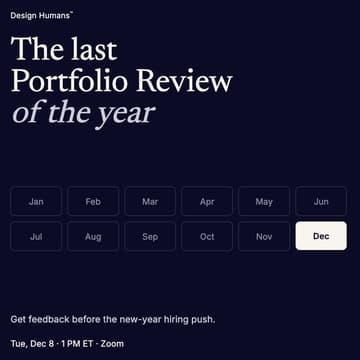 Cover Image for December Portfolio Review