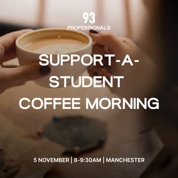 Cover Image for Manchester coffee morning: Support a student (November)