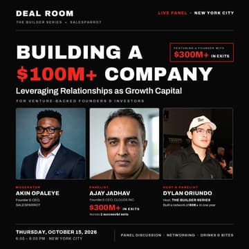Cover Image for Relationships as Growth Capital: Lessons from a 2x Exited Founder ($300M+) | Hosted by The Builder Series