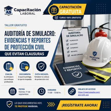 Cover Image for Auditoría de Simulacro: Evidencias y Reportes de Protección Civil que Evitan Clausuras