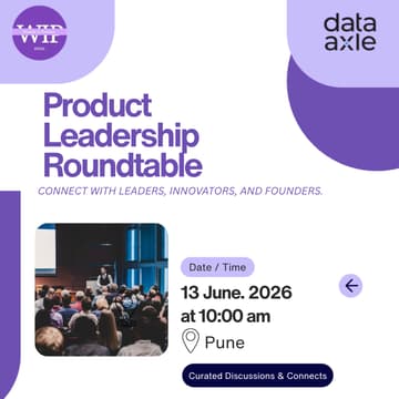 Cover Image for Product Leaders Roundtable | Pune