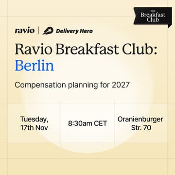 Cover Image for Ravio Breakfast Club Berlin: Comp planning for 2027