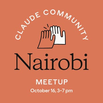 Cover Image for Nairobi | Claude Meetup