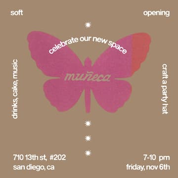 Cover Image for studio soft opening!