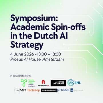 Cover Image for Symposium: Academic Spin-offs in the Dutch AI Strategy