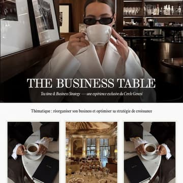 Cover Image for #2 THE BUSINESS TABLE : Tea time & Business Strategy