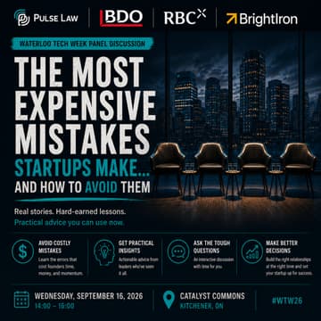 Cover Image for Panel Discussion with Pulse Law, RBCx, BDO and BrightIron
