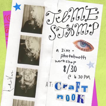 Cover Image for zine making w/ time stamp