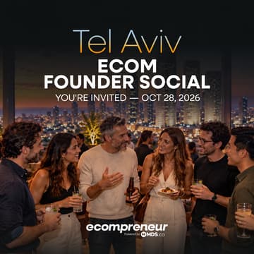 Cover Image for Tel Aviv Ecom Founder Social Oct 2026