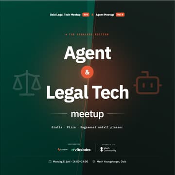 Foto de portada de Agent Meetup Oslo - The Legalese Edition (Vol. 4 OpenClaw)