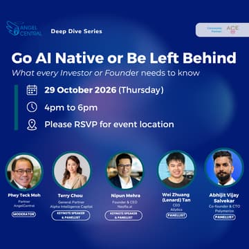 Cover Image for AngelCentral Deep Dive Series: Go AI-Native or Be Left Behind: What Every Investor and Founder Needs to Know