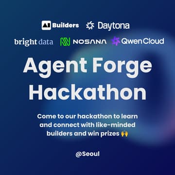 Cover Image for Agent Forge AI Hackathon Seoul 해커톤