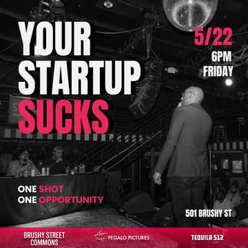 Cover Image for Your Startup Sucks | Live Pitch Comedy Show
