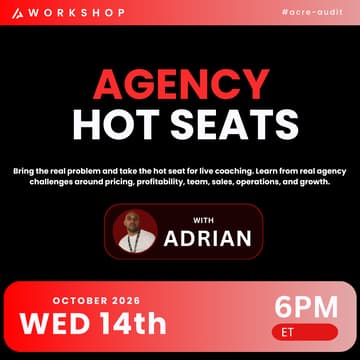 Cover Image for ACRE Audit: Agency Hot Seats