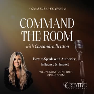 Cover Image for Command the Room: A Speaker Lab Experience with Cassandra Britton