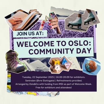 Cover Image for Welcome to Oslo: Community Day