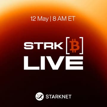 Cover Image for strkBTC LIVE: Bitcoin's Privacy Chapter Begins
