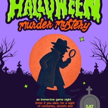 Cover Image for Murder Mystery Game Night: Halloween Edition