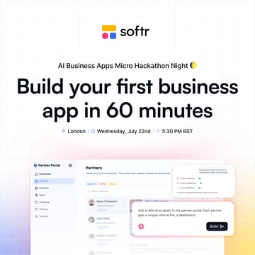 Cover Image for AI Business Apps Micro Hackathon with Softr