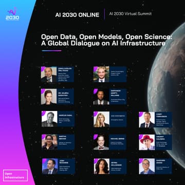Cover Image for No. 61 AI 2030 ONLINE-Open Data, Open Models, Open Science: A Global Dialogue on AI Infrastructure