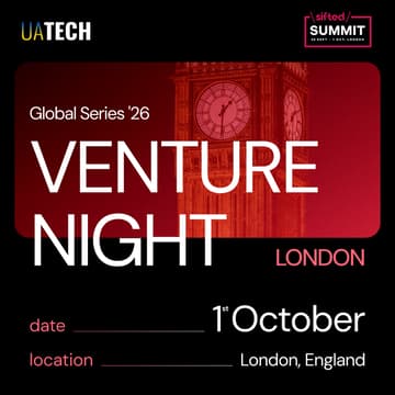 Cover Image for UAtech Venture Night @ Sifted Summit (TENTATIVE DATE) – The Ultimate Startup & Investor Experience!