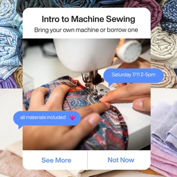 Cover Image for Intro to Machine Sewing