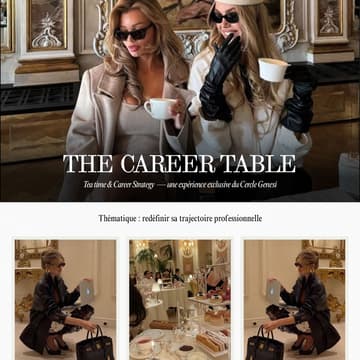 Cover Image for #1 THE CAREER TABLE : Tea time & Career Strategy