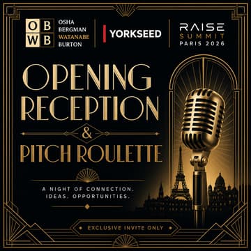 Cover Image for RAISE SUMMIT Opening Reception & Pitch Roulette - Yorkseed Passport Series