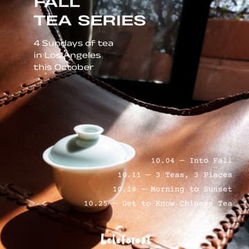 Cover Image for Fall Tea Series (Oct 11) - 3 Teas, 3 Places