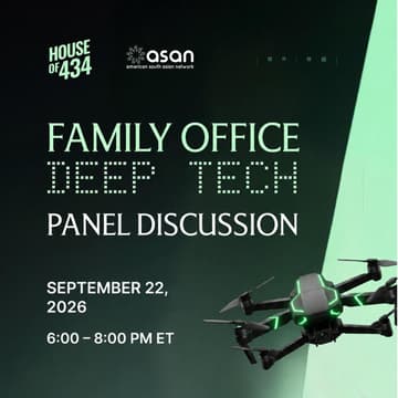 Cover Image for Family Office Deep Tech Panel Discussion in NYC